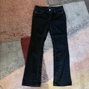 White House Black Market Boot Cut Size 4 Black Jeans Pants Blanc 4R Boot Cut